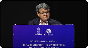 The AI Revolution: Opportunities and Challenges for India - 20th NITI Lecture Series